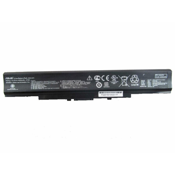 

Аккумулятор для ноутбука ASUS Asus A42-U31 4400mAh (47Wh) 6cell 10.8V Li-ion (A41944)