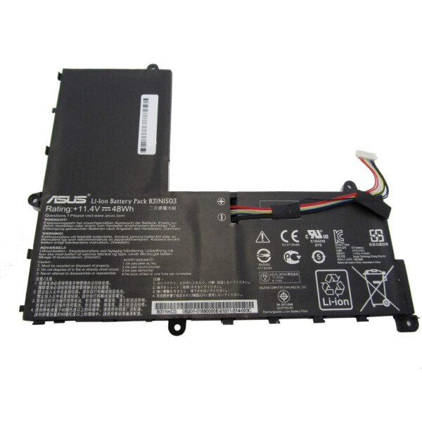

Аккумулятор для ноутбука ASUS E202SA B31N1503, 4110mAh (48Wh), 3cell, 11.4V, Li-ion, черна (A47273)
