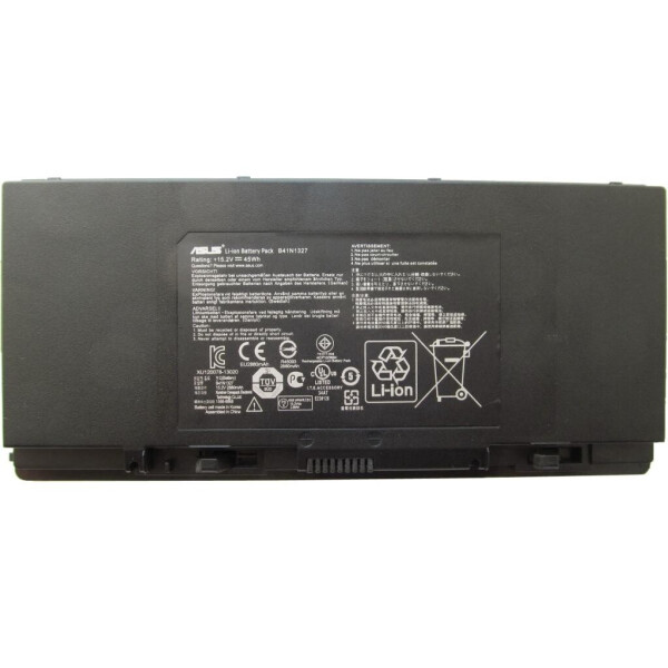 

Аккумулятор для ноутбука ASUS B551 B41N1327, 2880mAh (45Wh), 4cell, 15.2V, Li-ion, черная, (A47342)