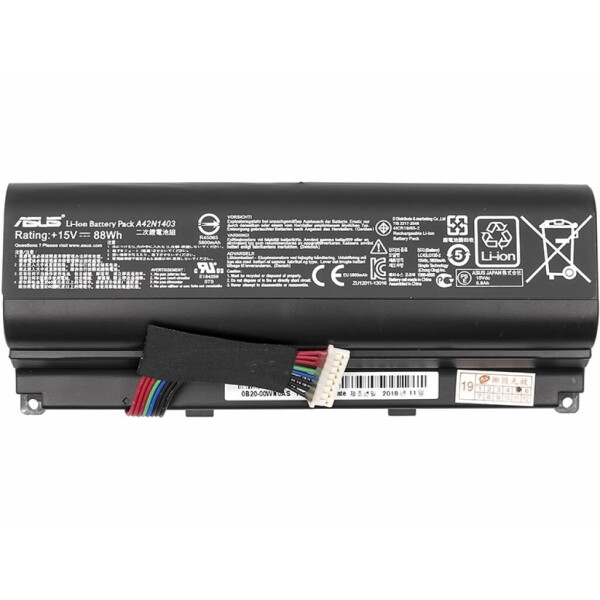 

Аккумулятор для ноутбука ASUS ROG G751 (A42N1403) 15V 88Wh (NB430970)