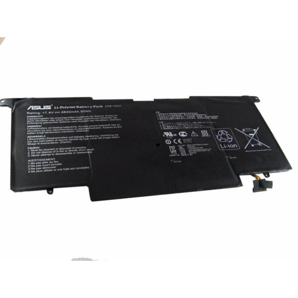 

Аккумулятор для ноутбука ASUS C22-UX31 6840mAh (50Wh) 6cell 7.4V Li-ion (A41752)