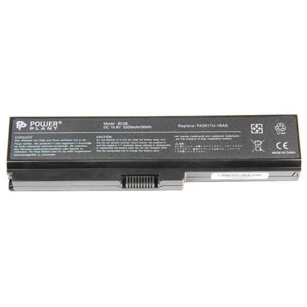 

Аккумулятор для ноутбука TOSHIBA Satellite L750 (PA3817U-1BAS) 10.8V 5200mAh PowerPlant (NB510092)