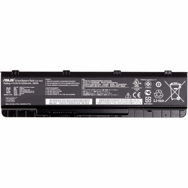 

Аккумулятор для ноутбука ASUS A32-N55 (A32-N55) (original) (NB431106)