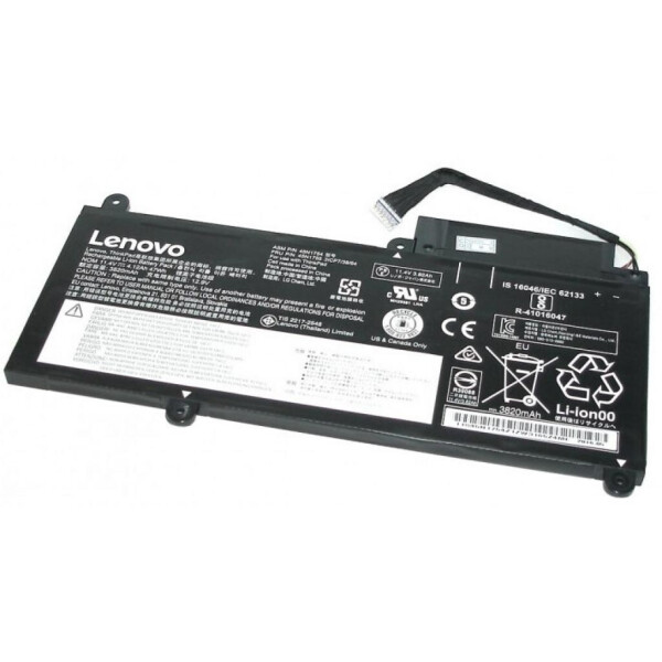 

Аккумулятор для ноутбука Lenovo ThinkPad E450 45N1754, 4120mAh (47Wh), 6cell, 11.4V, Li-ion (A47220)