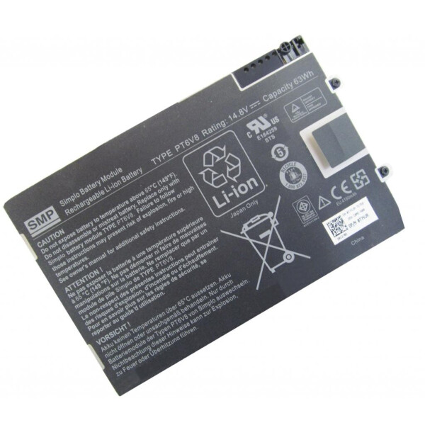 

Аккумулятор для ноутбука Dell Dell Alienware M11x PT6V8 63Wh (4300mAh) 8cell 14.8V Li-ion (A47014)