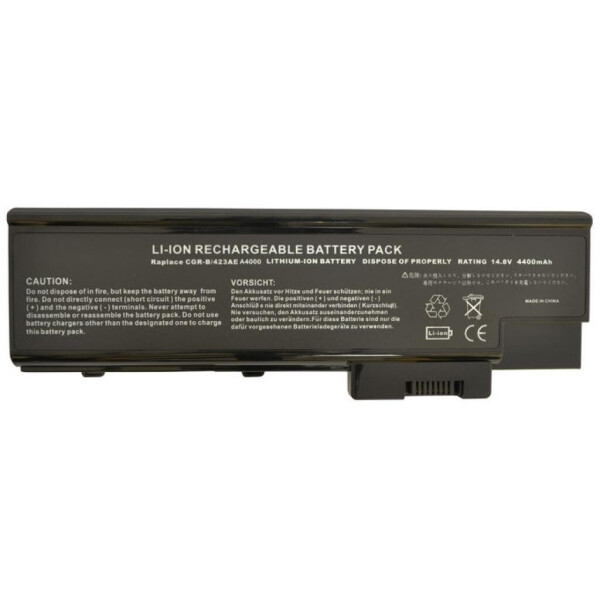 

Аккумулятор для ноутбука Alsoft Acer LIP-4084QUPC 4400mAh 8cell 14.8V Li-ion (A41196)