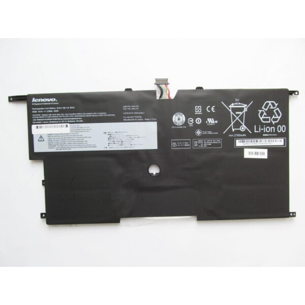 

Аккумулятор для ноутбука Lenovo ThinkPad X1 Carbon (2nd Gen) 45N1700, 2990mAh (45Wh), 4cell, (A47457)