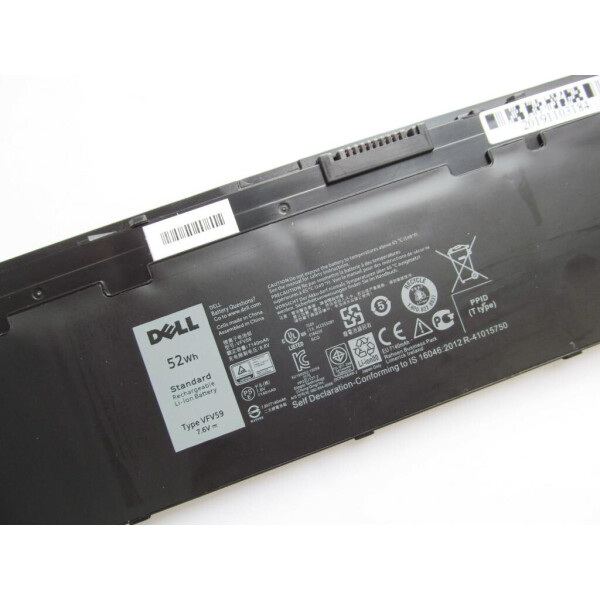

Аккумулятор для ноутбука Dell Latitude E7250 VFV59, 52Wh (7140mAh), 4cell, 7.6V, Li-ion (A47466)