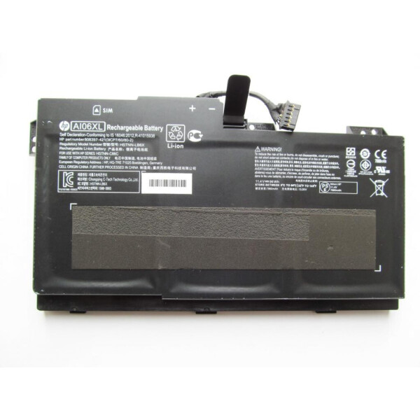 

Аккумулятор для ноутбука HP ZBook 17 G3 AI06XL, 7860mAh (96Wh), 6cell, 11.4V, Li-ion (A47420)