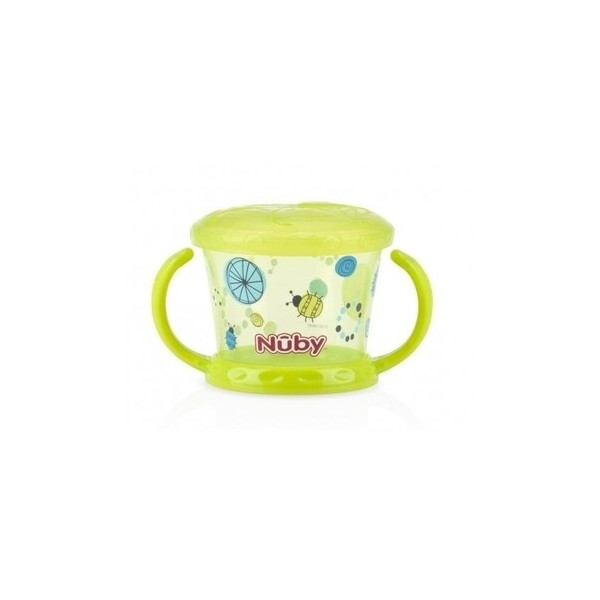 

Тарелка для сухих завтраков Nuby с ручками, зеленый, 250-300 г (5564grn)