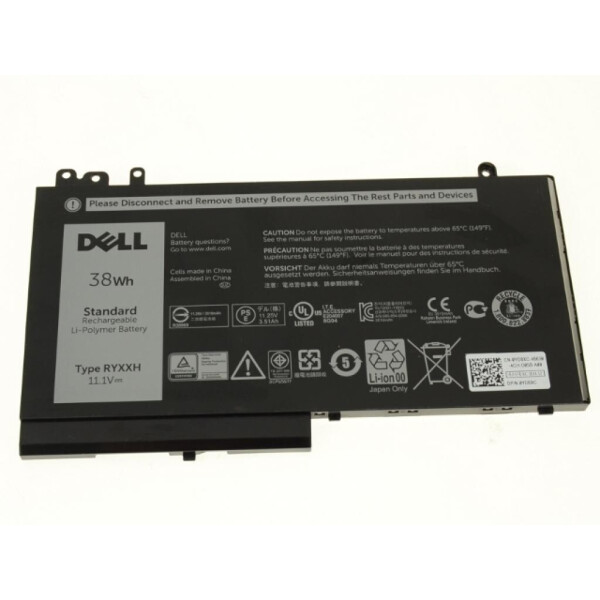 

Аккумулятор для ноутбука Dell Dell Latitude E5250 RYXXH 38Wh 3cell 11.1V Li-ion (A47144)