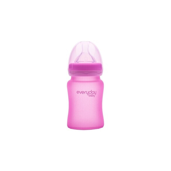 

Термочувствительная бутылочка для кормления Everyday Baby, 150 мл, розовый (10202)