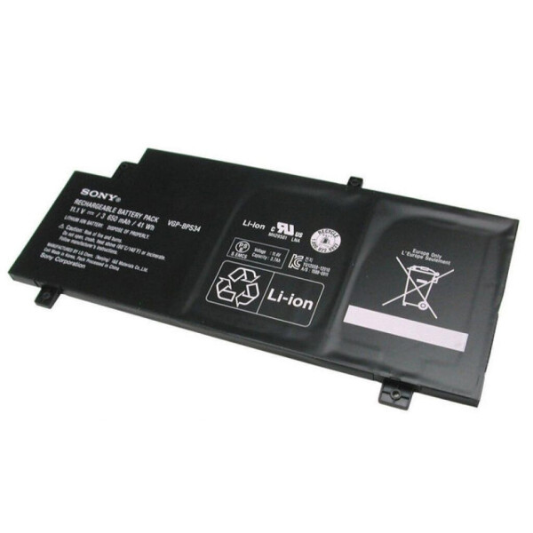 

Аккумулятор для ноутбука SONY Sony VGP-BPS34 3700mAh (41Wh) 6cell 11.1V Li-ion (A41933)