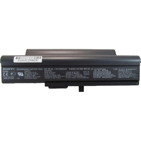 

Аккумулятор для ноутбука SONY Sony VGP-BPS5 13000mAh 10cell 7.4V Li-ion (A47053)