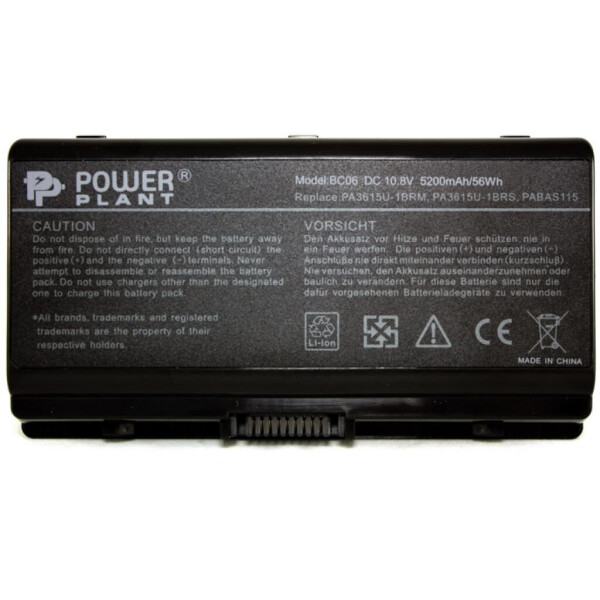 

Аккумулятор для ноутбука Toshiba Equium L40 (PA3615U-1BRS) 10.8V 5200mAh PowerPlant (NB00000208)