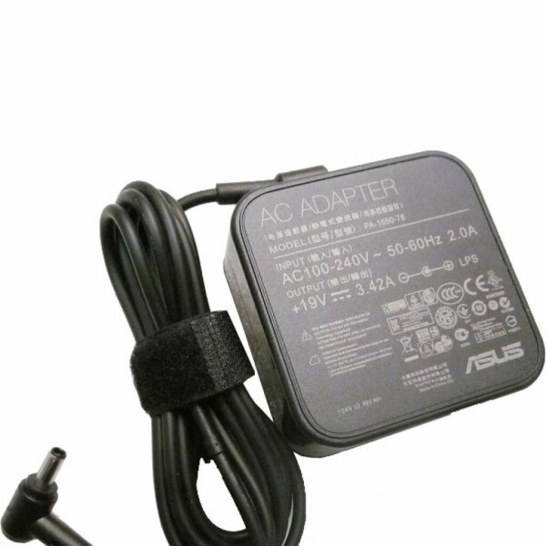 

Блок питания к ноутбуку ASUS 65W 19V, 3.42A, разъем 4.5/3.0 (pin inside), квадратный (PA-1650-78 / A40142)