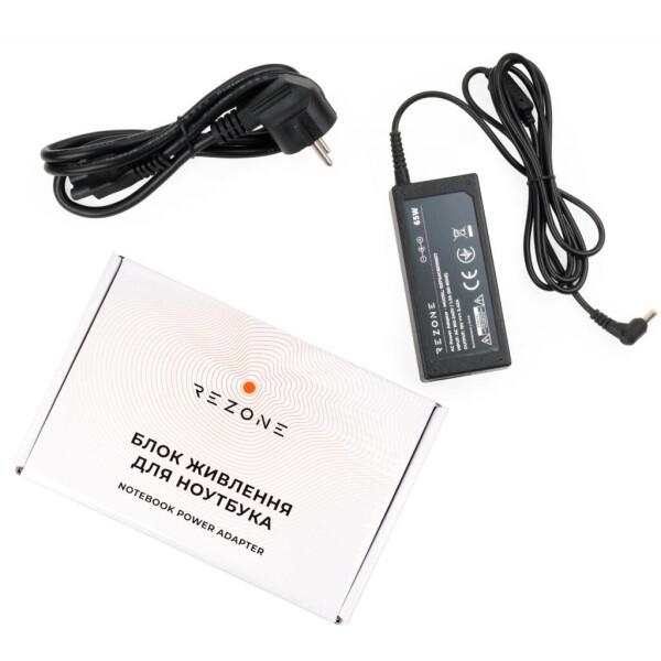 

Блок питания к ноутбуку Rezone ACER 65W 19V 3,42A разъем 5.5x1.7 (RZPSAC65195517)