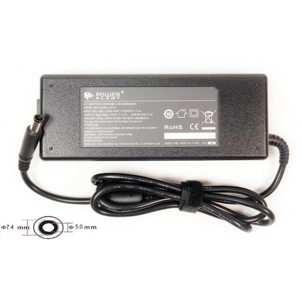 

Блок питания к ноутбуку PowerPlant DELL 220V, 19.5V 130W 6.7A (7.4*5.0) (DL130G7450)