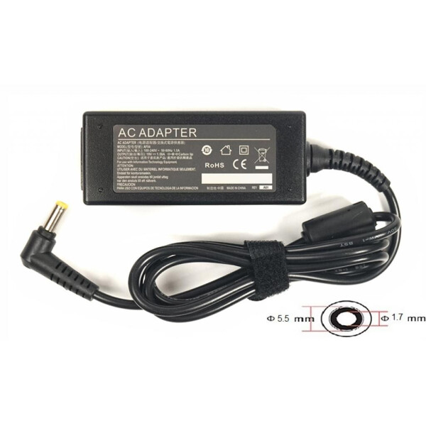 

Блок питания к ноутбуку PowerPlant ACER 220V, 19V 30W 1.58A (5.5x1.7) (AC30F5517)