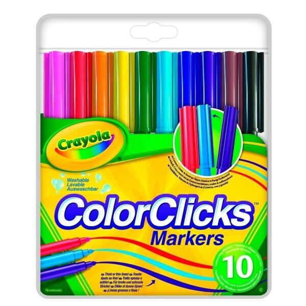 

10 соединяющихся фломастеров Crayola Color Click (58-5053)