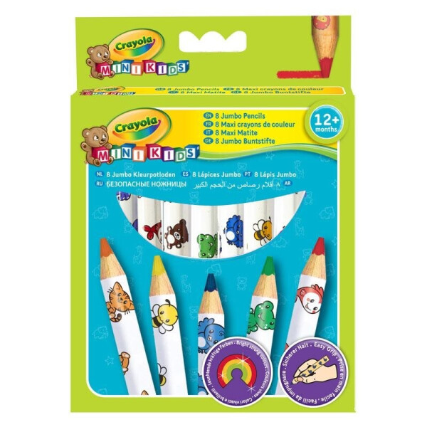 

8 цветных карандашей Crayola из красного дерева (3678)
