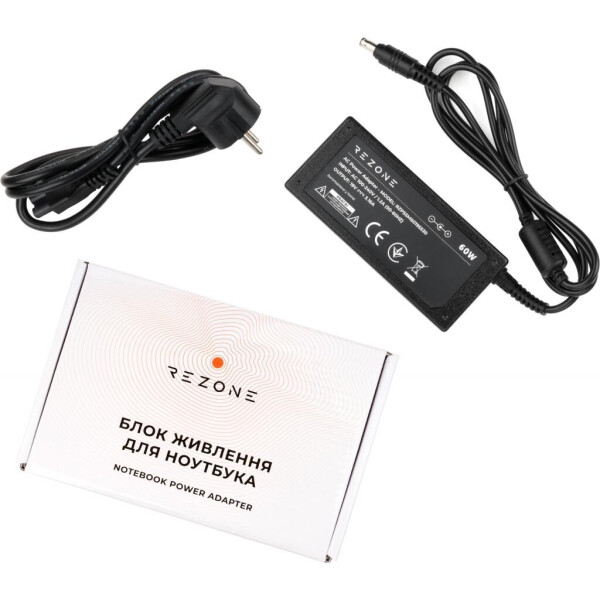 

Блок питания к ноутбуку Rezone Samsung 60W 19V 3.16А разъем 5.5x3.0 (RZPSSM60195530)