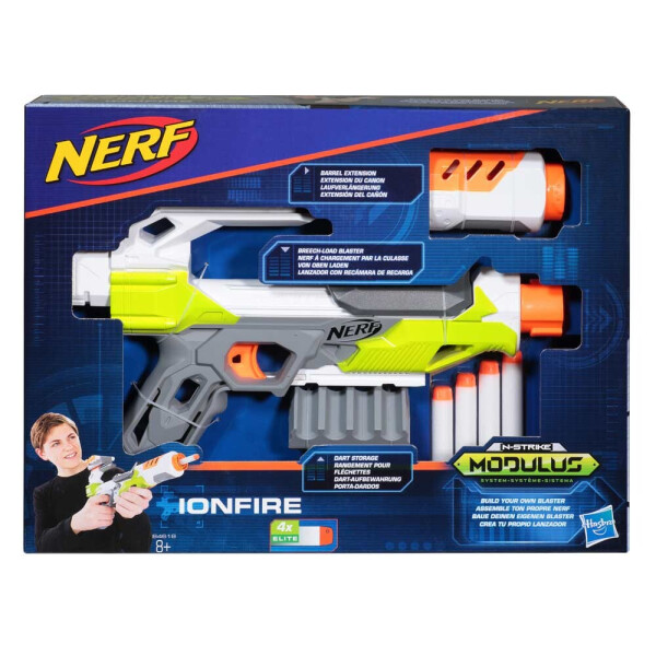 

Бластер игрушечный Nerf N-Strike Modulus ЙонФайр (B4618)