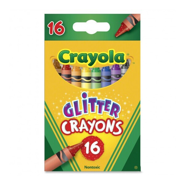 

Блестящие восковые мелки Crayola Glitter Crayons 16 (52-3716)