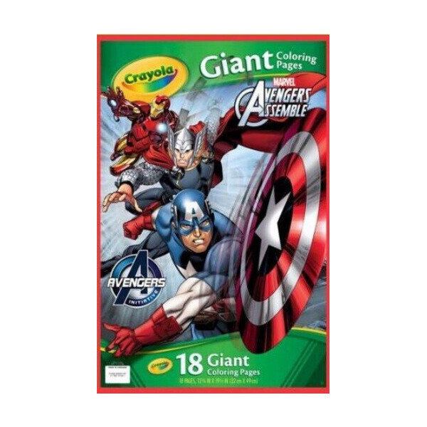 

Большая книга раскрасок Crayola Giant Мстители (04-0196)