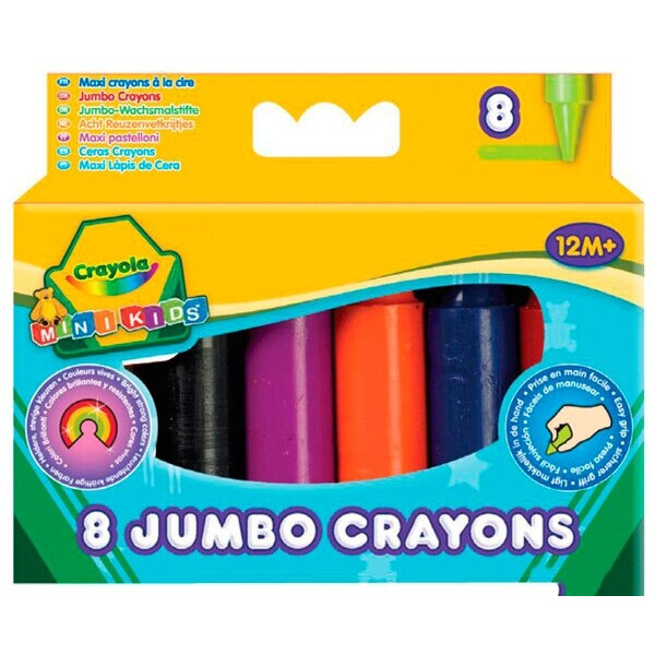 

Восковые мелки Crayola 8 палочек для самых маленьких (0080)