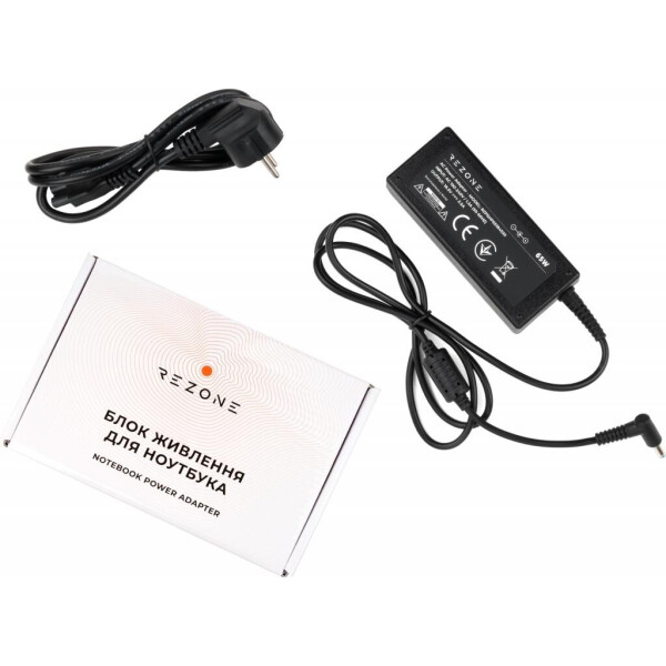 

Блок питания к ноутбуку Rezone HP 65W 18.5V 3.5А разъем 4.5x3.0 (RZPSHP65184530)