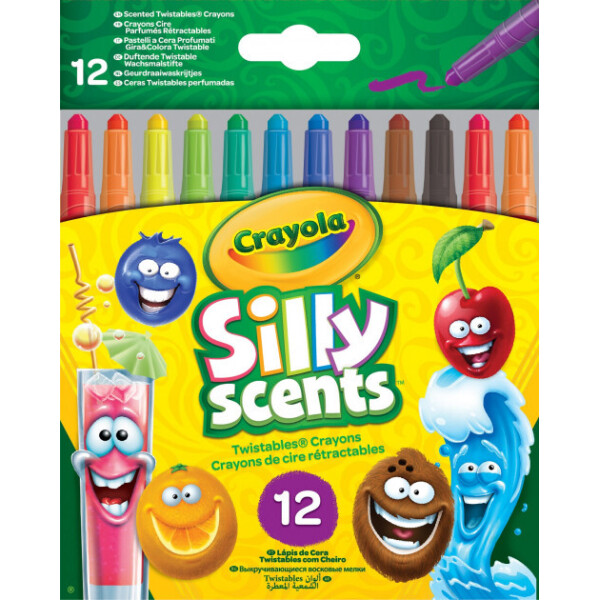 

Выкручивающиеся восковые мелки Crayola Silly Scents 12 шт (52-9712)