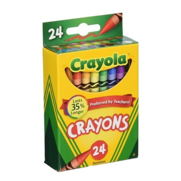 

Детские восковые мелки 24 шт Crayola (0024)