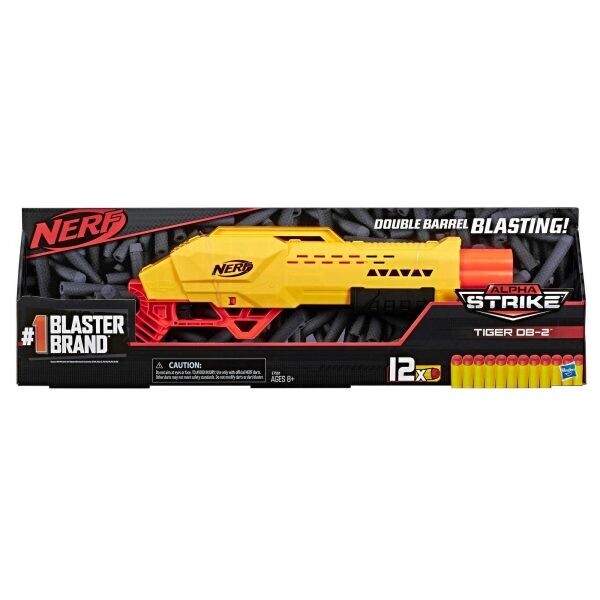 

Игрушечный бластер Nerf Elite Альфа Страйк Тайгер DB 2 бластер (E7561)