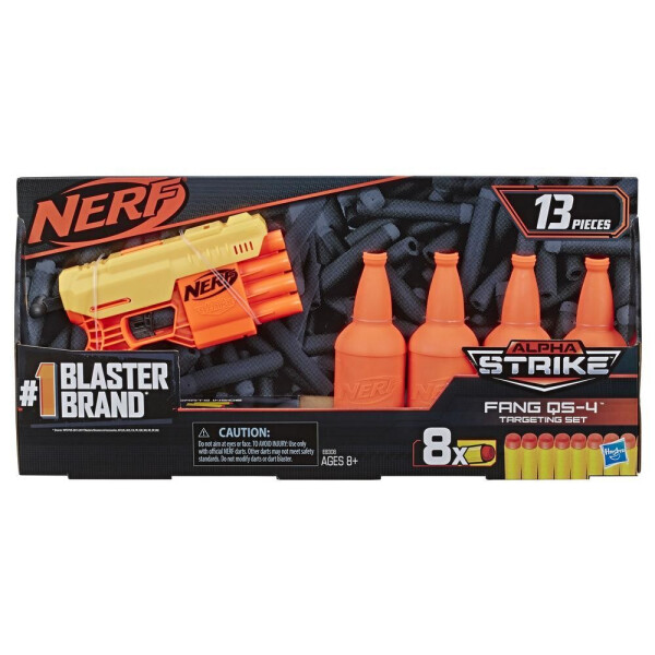 

Игрушечный бластер Nerf Альфа Страйк Фанг QS 4 бластер и мишени (E8308)
