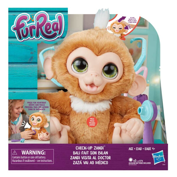 

Интерактивная мягкая игрушка FurReal Friends Обезьяна Занди (E0367)