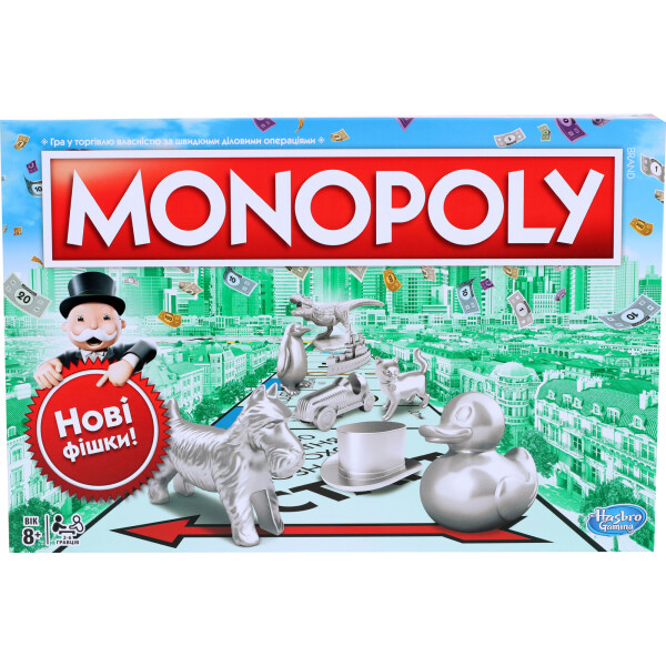 

Классическая Монополия Hasbro Украинская версия обновленная (C1009657)