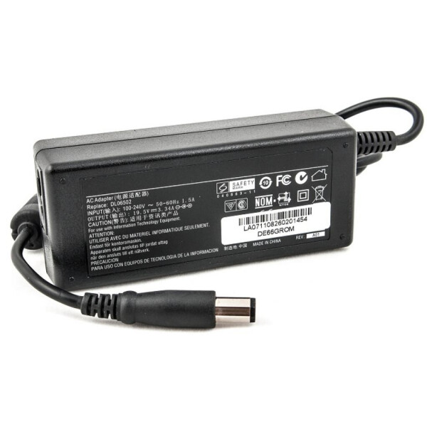 

Блок питания к ноутбуку PowerPlant DELL 220V, 19.5V 65W 3.34A (7.4x5.0) (DE65GROM)