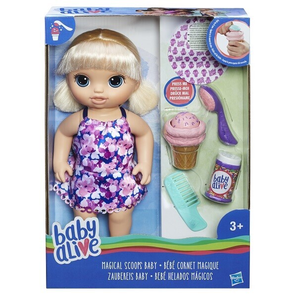 

Кукла Hasbro Baby Alive Малышка с мороженым (C1090)