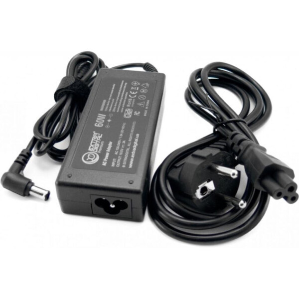 

Блок питания к ноутбуку EXTRADIGITAL Sony 19.5V, 3A, 60W (6.5x4.4) (PSS3874)