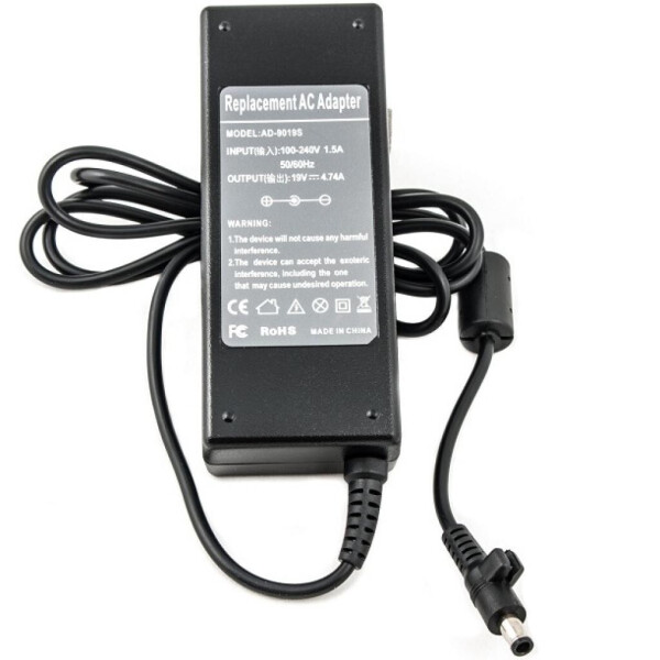 

Блок питания к ноутбуку PowerPlant SAMSUNG 220V, 19V 90W 4.74A (5.5x3.0) (SA90F5530)