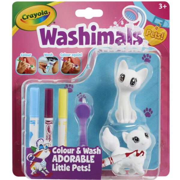 

Набор с фигурками животных и фломастерами Crayola (74-7253)
