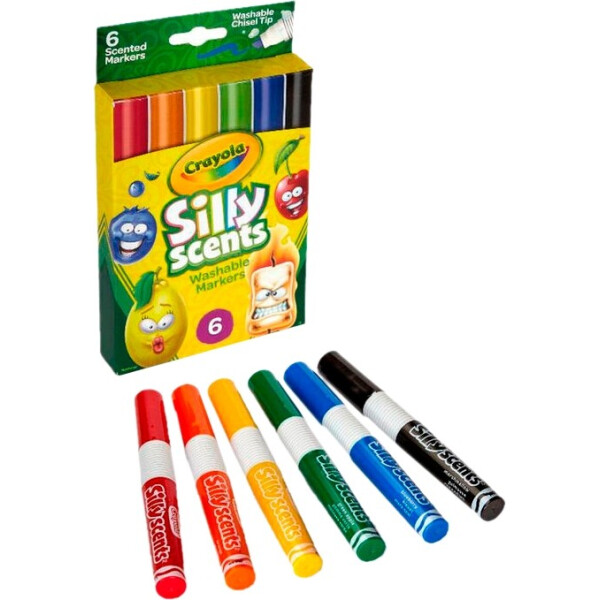

Набор фломастеров Crayola 6 ароматизированные смываемые (58-8197)