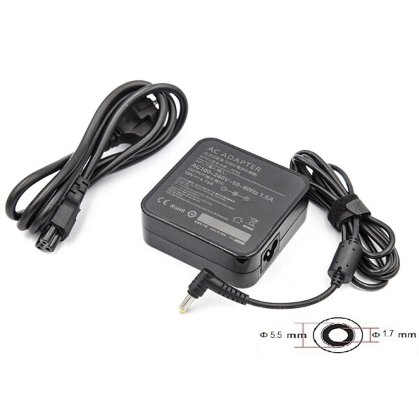 

Блок питания к ноутбуку PowerPlant ACER 220V, 19V 90W 4.74A (5.5x1.7) wall mount (WM-AC90F5517)