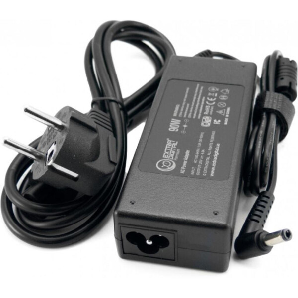 

Блок питания к ноутбуку EXTRADIGITAL Lenovo 20V, 4.5A, 90W (5.5x2.5) (PSL3868)