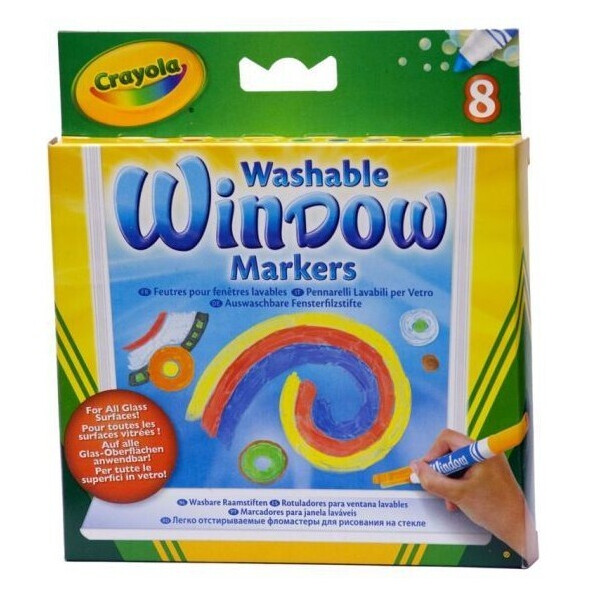 

Фломастеры для рисования на стекле Crayola 8 шт (58-8165)