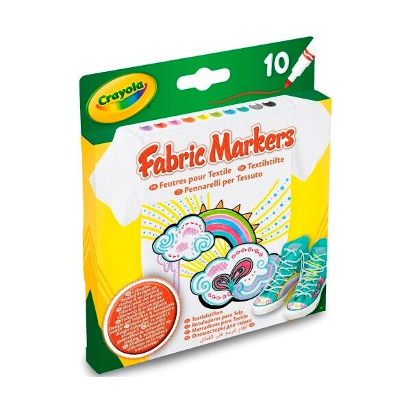 

Фломастеры для рисования по ткани Crayola (58-8633)