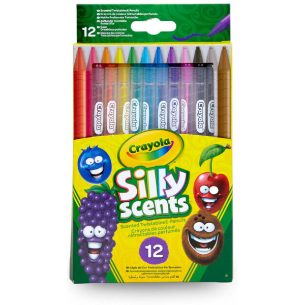 

Цветные ароматизированные карандаши Crayola Silly Scents с механической функцией 12 шт (68-7404)