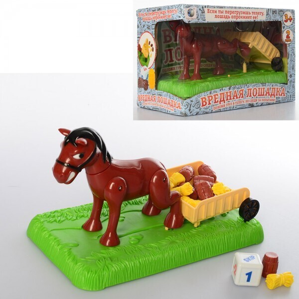 

Настольная игра Вредная лошадка Bambi 707-83 Коричневая