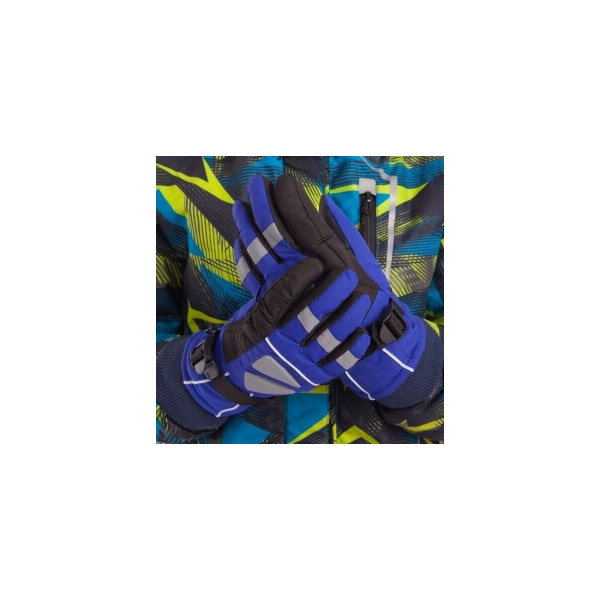 

Перчатки горнолыжные теплые детские Zelart C-0533 р-р M-L Indigo